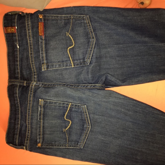 7 for all man kind bootcut jeans - Picture 2 of 5